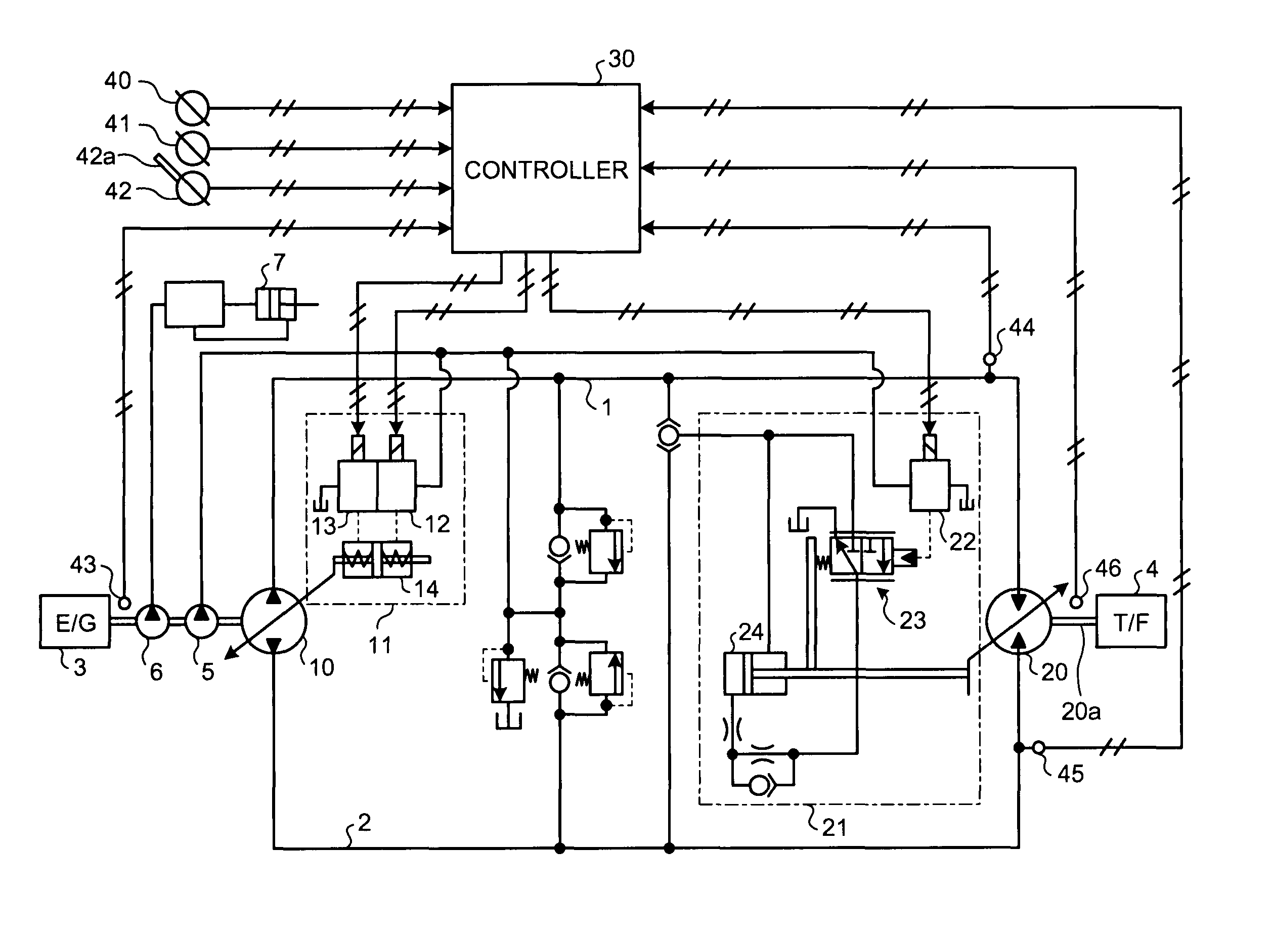 Hydraulic drive apparatus