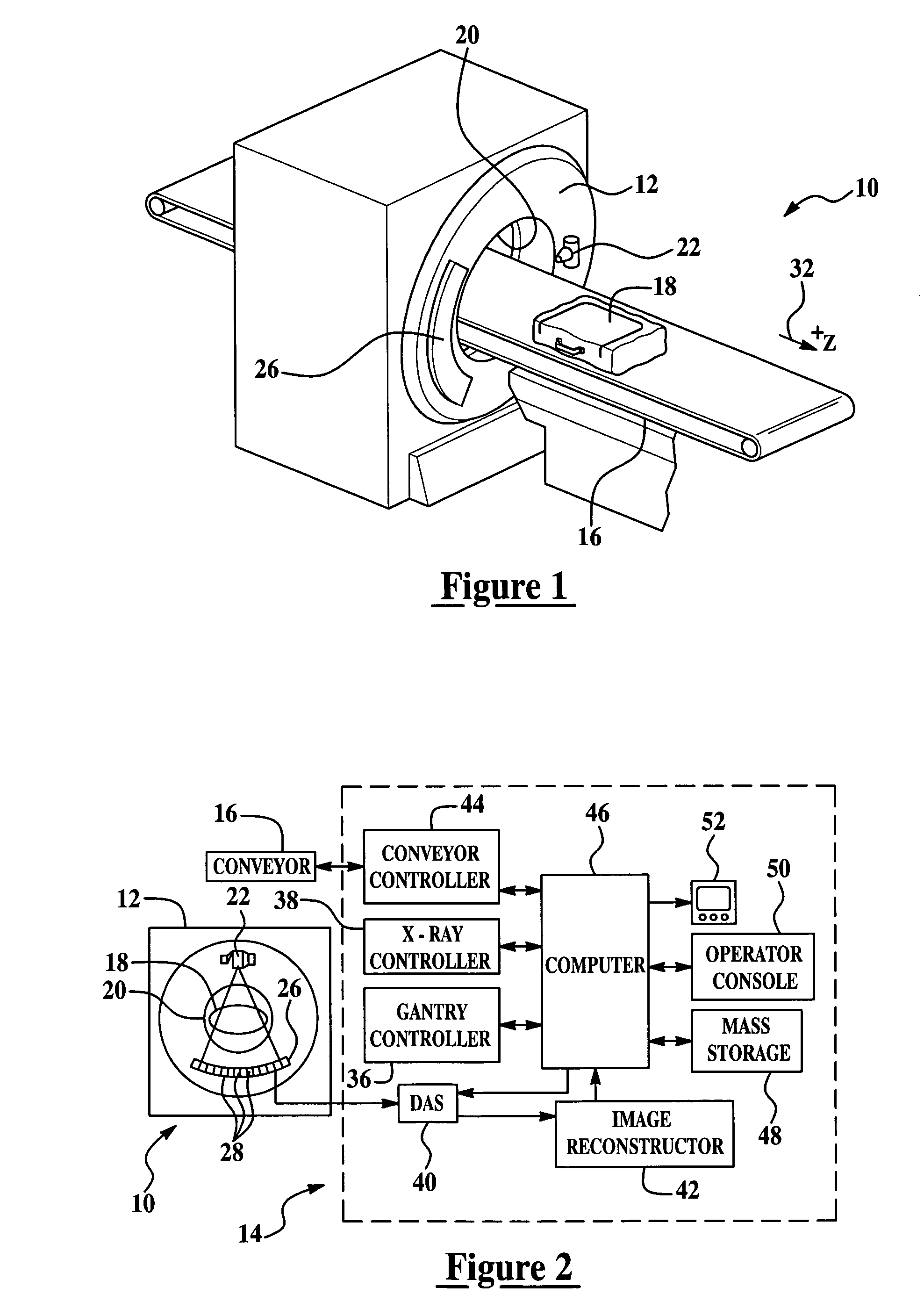 Apparatus and method for providing a near-parallel projection from helical scan data