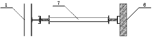 Open-cut tunnel open-type main structure side wall Bailey support formwork and its construction technology