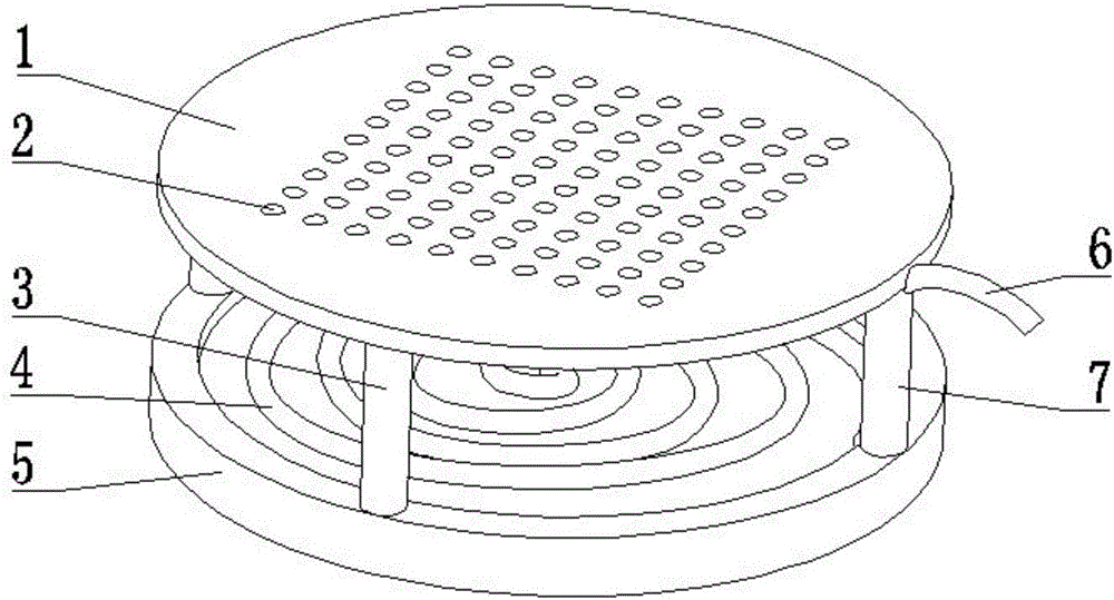 Detachable hosiery printing device