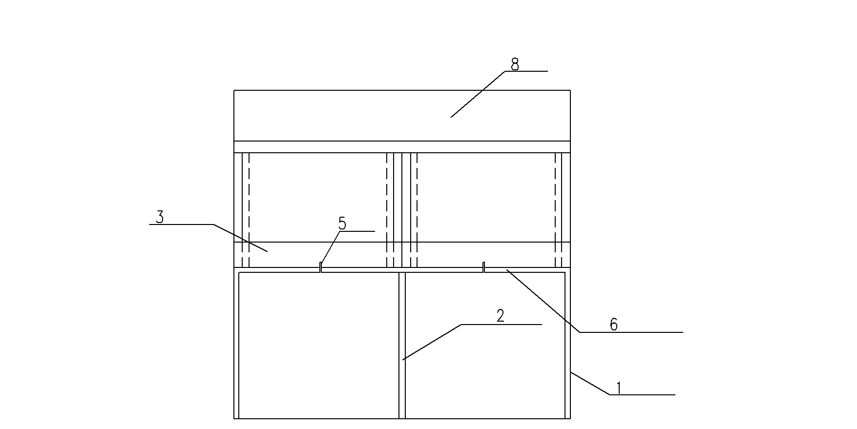 Foundation quay wall structure and construction method thereof