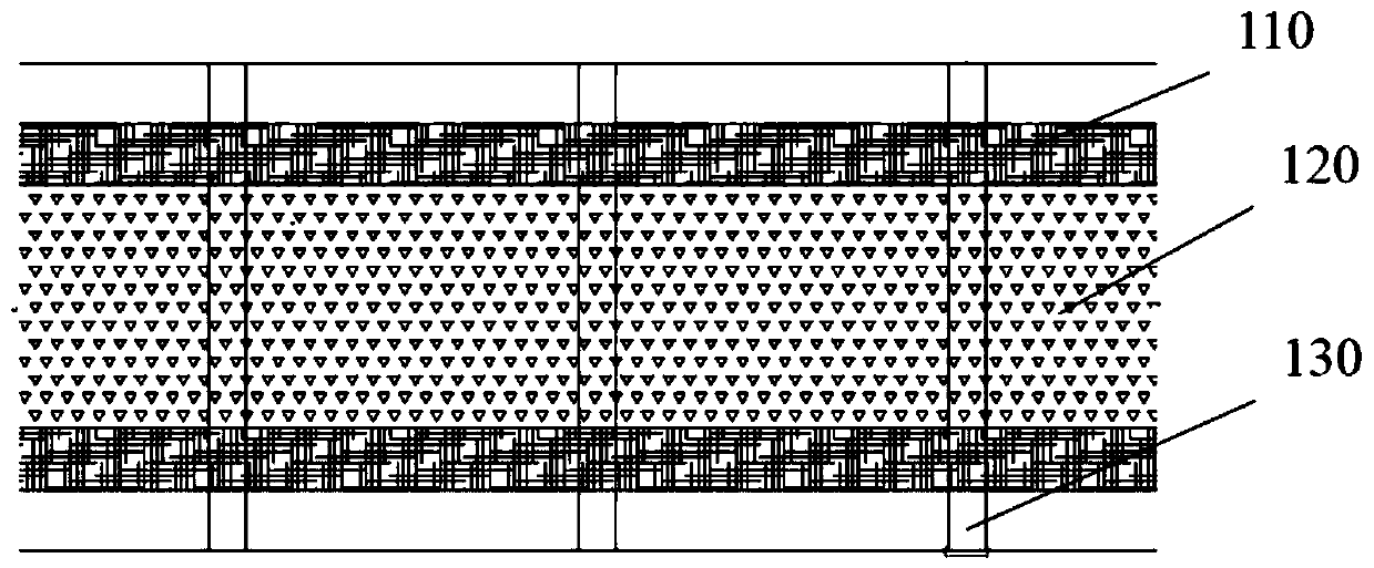 Ecological interception belt structure