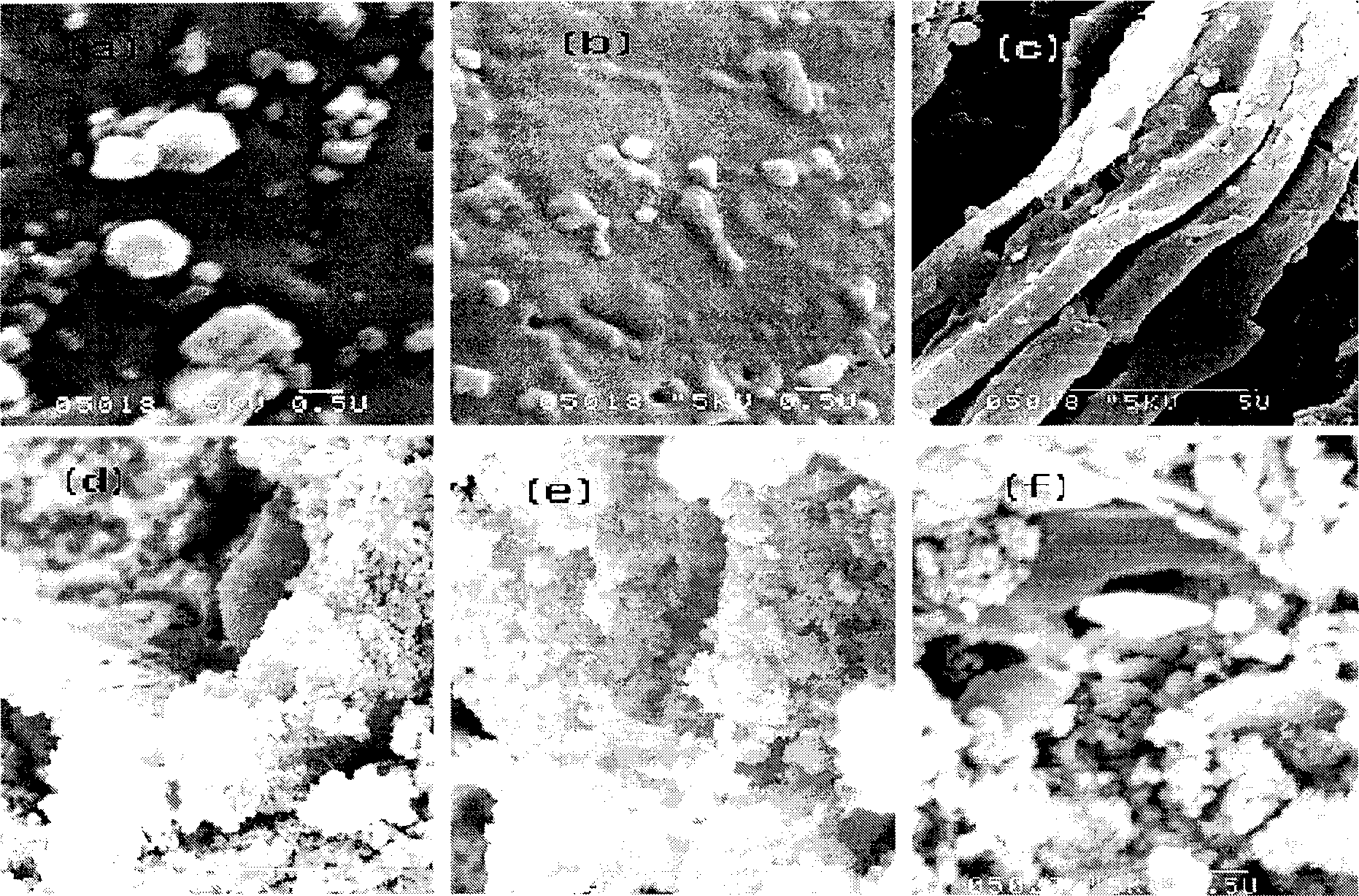 Montmorillonite/rare-earth particle/polymer ternary nano composite material and its preparing method