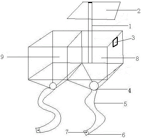 Tongue-control type food taking device