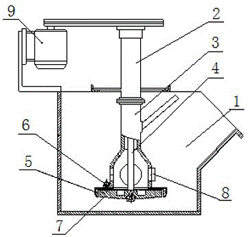 Flotation machine with integrated bolts and cover board