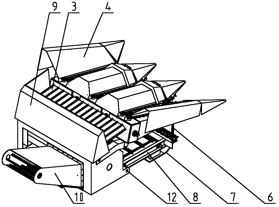 Novel multifunctional cutting bed of corn harvester