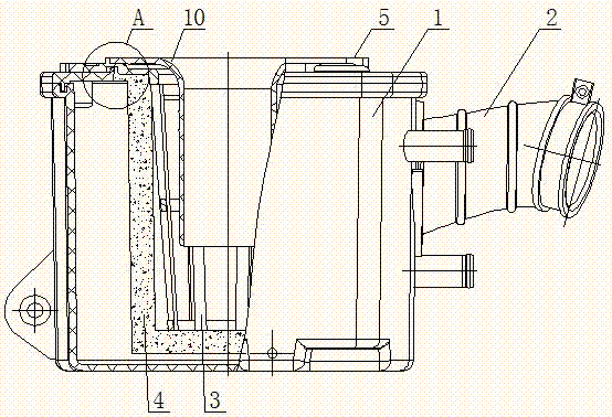 A method for preventing sediment from entering motorcycle air filter and motorcycle air filter thereof