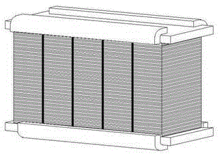 Lamination device and lamination method for reactor iron core