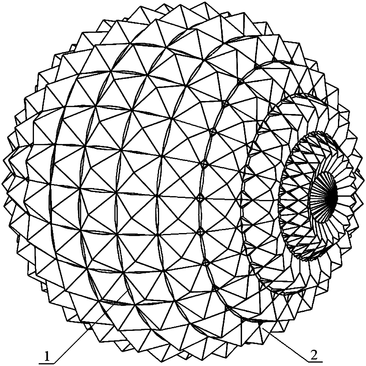 Throwing type glass breaking ball