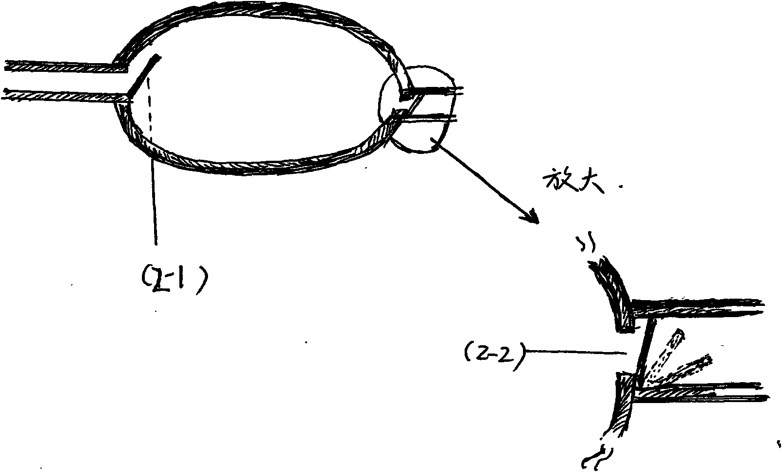 Negative pressure drainage standing urination device for women