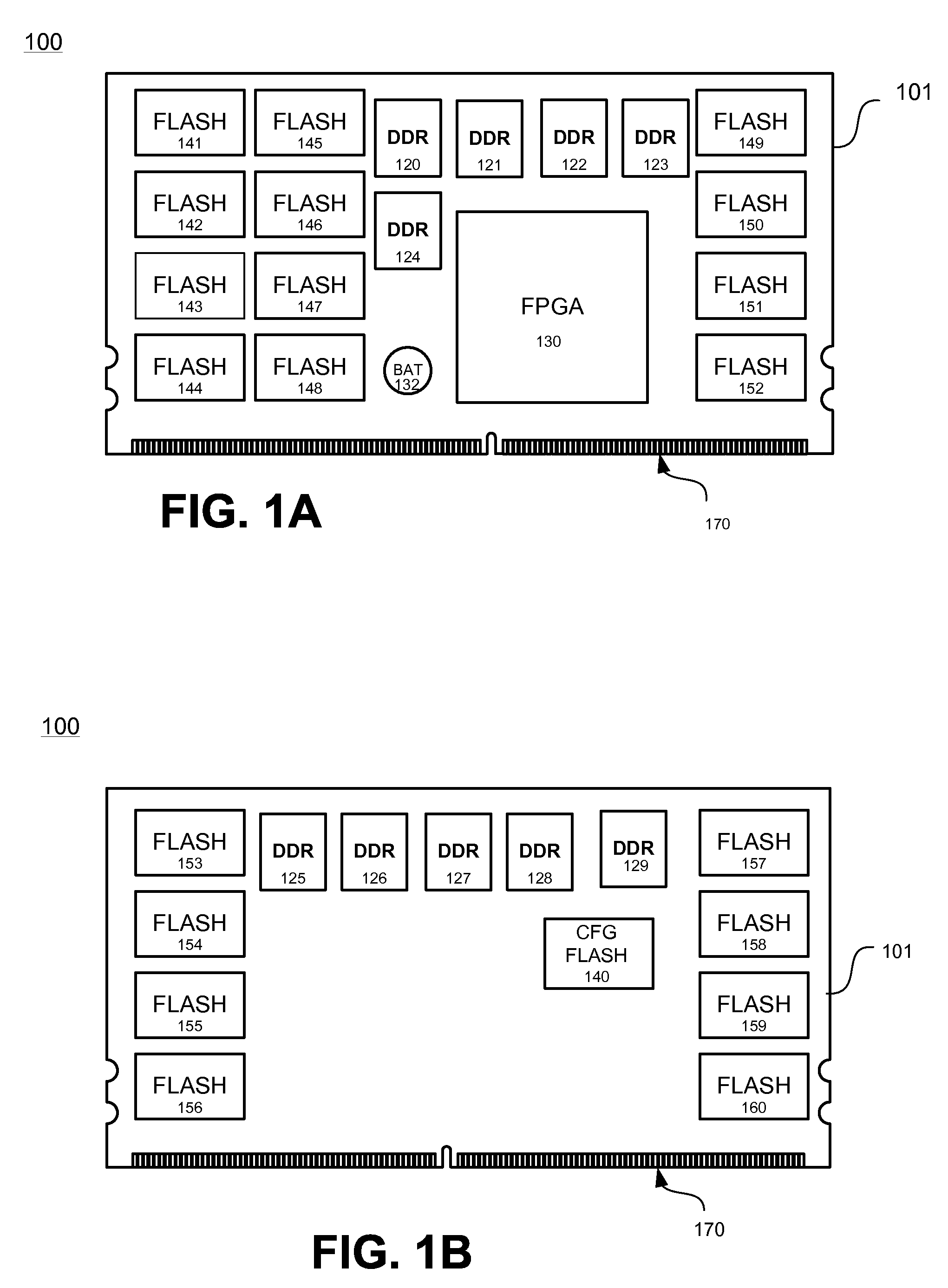 Data storage system with removable memory module having parallel channels of DRAM memory and flash memory