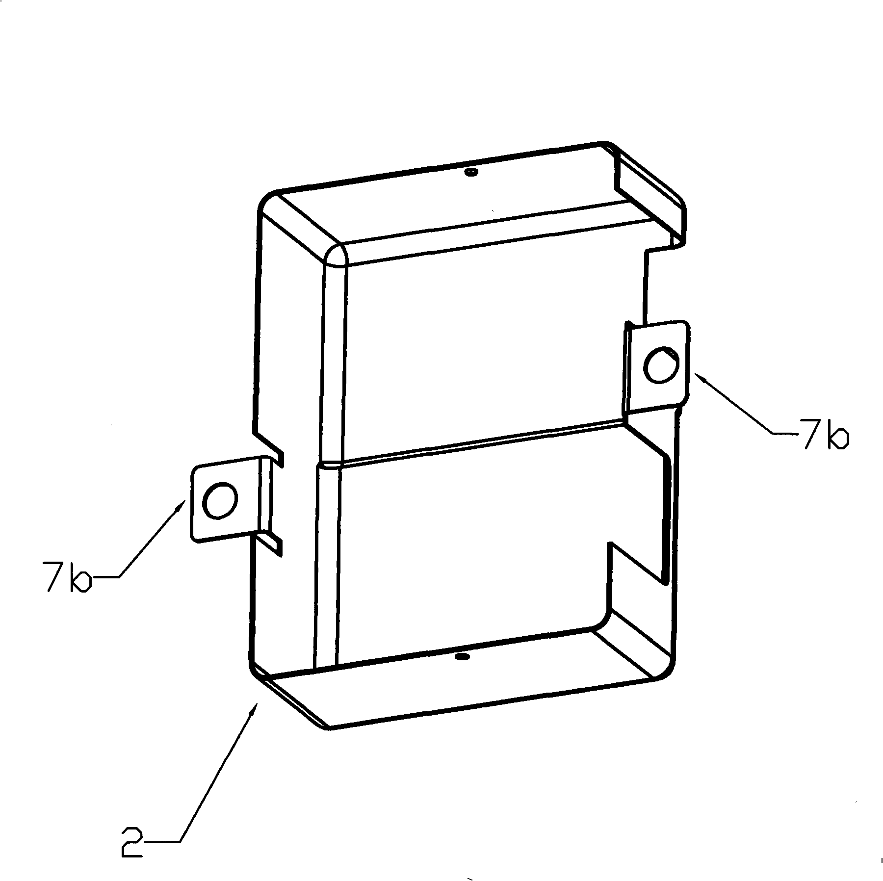 Electric power-assisted steering controller frame structure