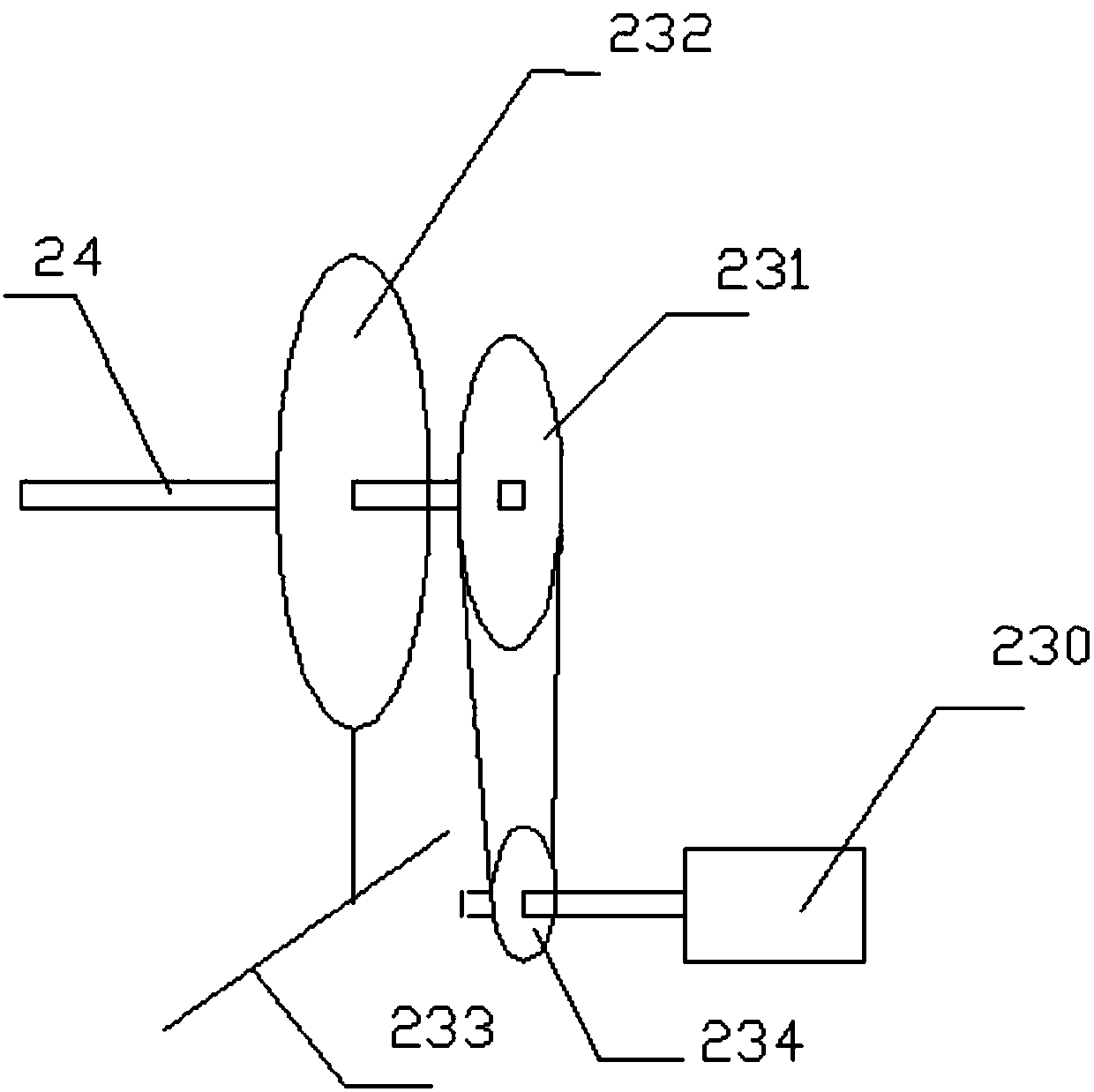 A paint spraying device for furniture