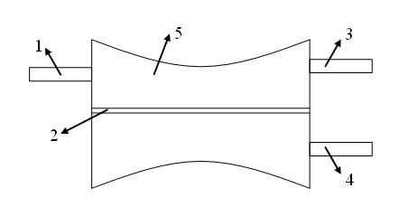 Multimode interference biological chemical sensor based on silicon slot waveguides