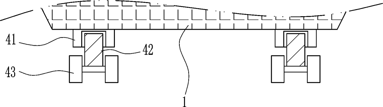 Detachable goods storage basket for electric vehicle