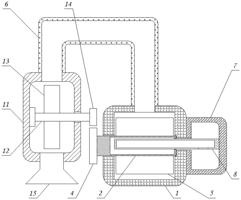 Fire extinguishing spraying device capable of achieving automatic smoke discharge