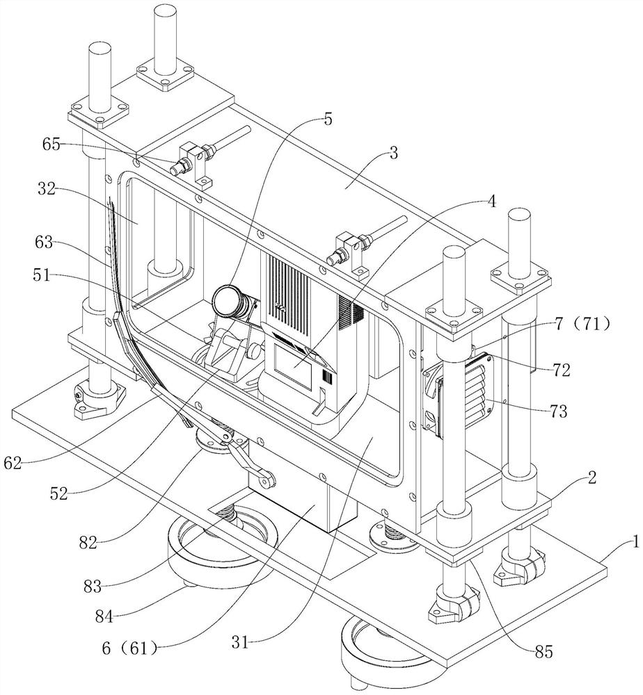 Belt tearing detection device