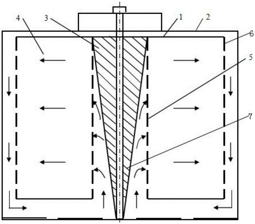 Water-saving and energy-saving cashmere dye vat and dyeing process