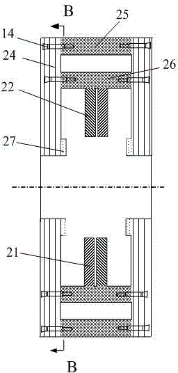 Constant current biased radial-axial magnetic bearing