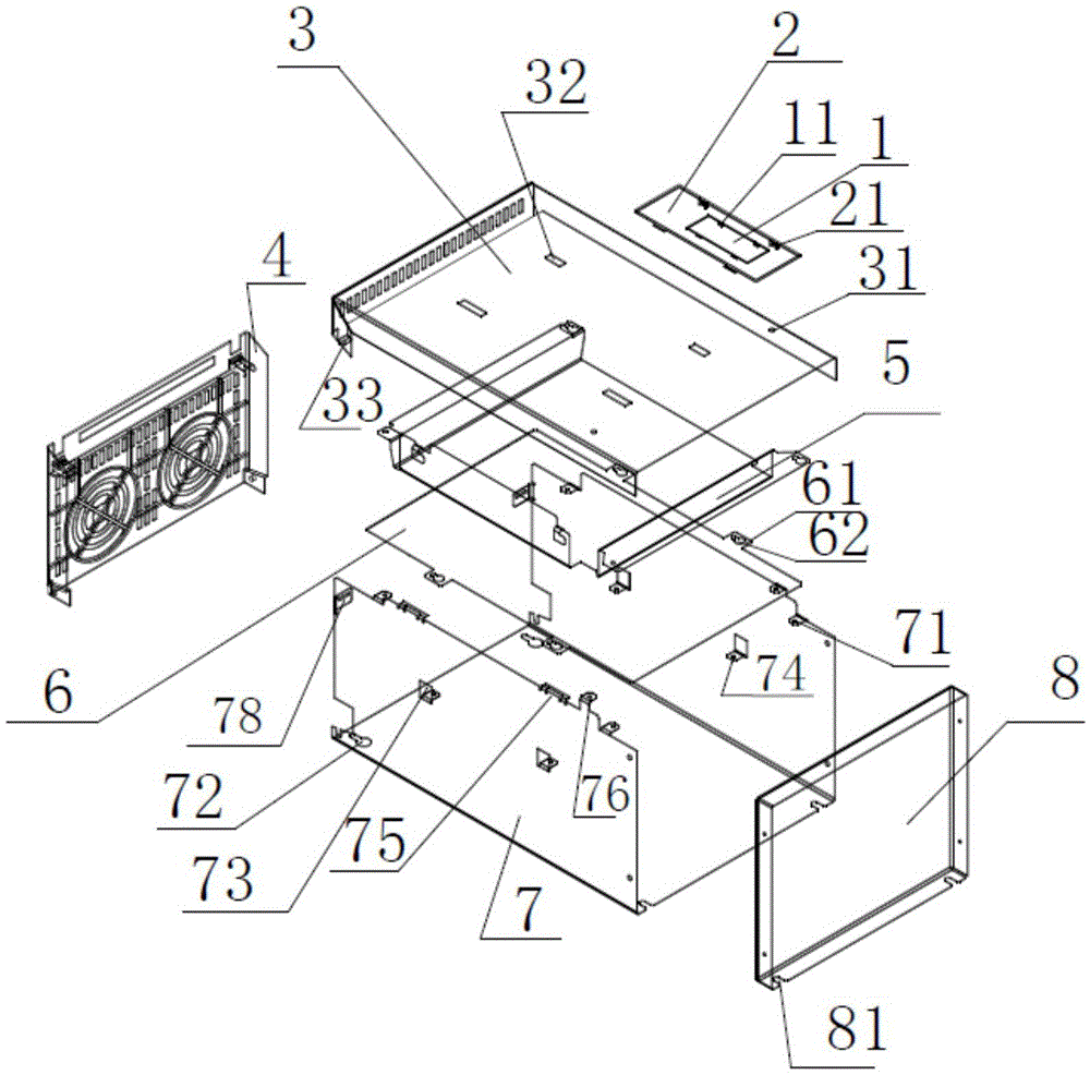 Soft start cabinet convenient to maintain