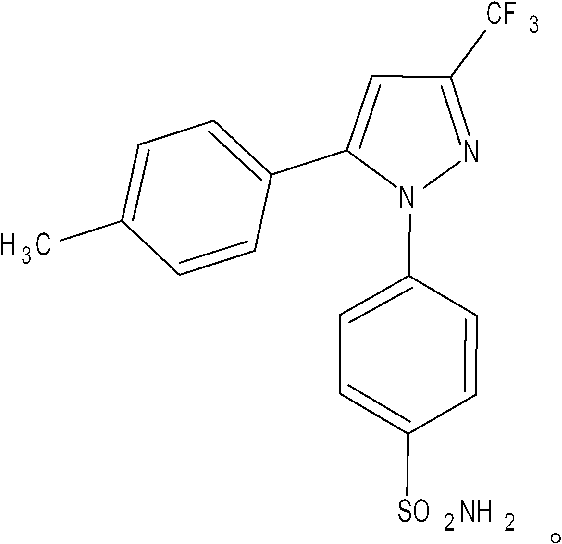 Solid dispersion containing celecoxib as well as preparation method and application thereof