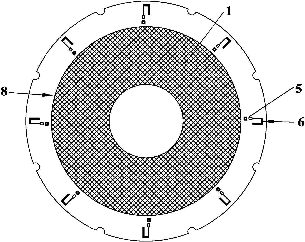 A multi-beam selection smart antenna array and a system with the antenna array