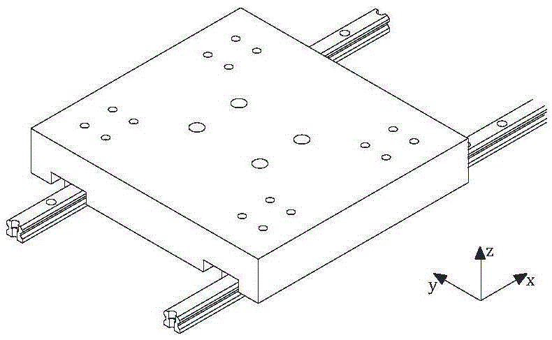 Method for constructing geometric error model of rolling guide feed system