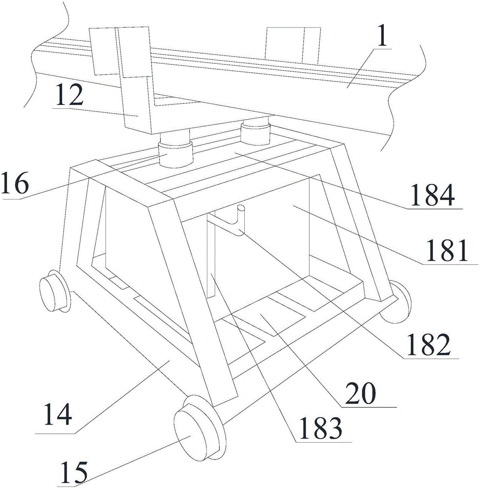 Rocking handle type feeding support device