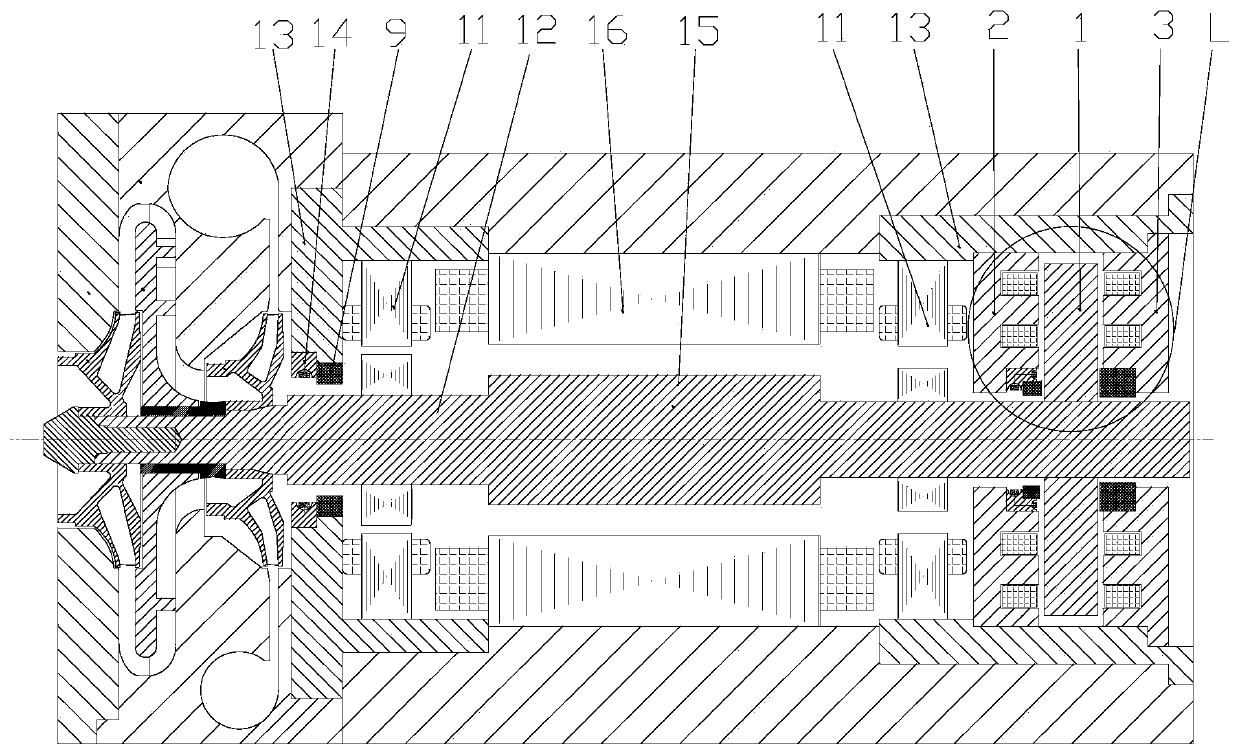 Magnetic suspension bearing and magnetic suspension centrifugal compressor and air conditioner