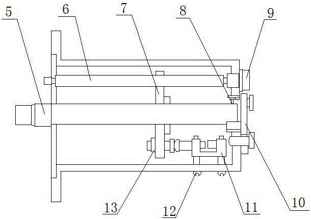 Tower crane position limiter structure