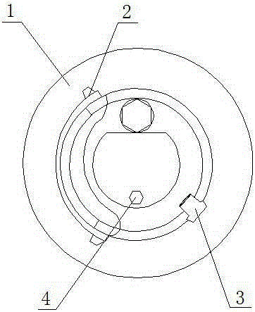 Tower crane position limiter structure