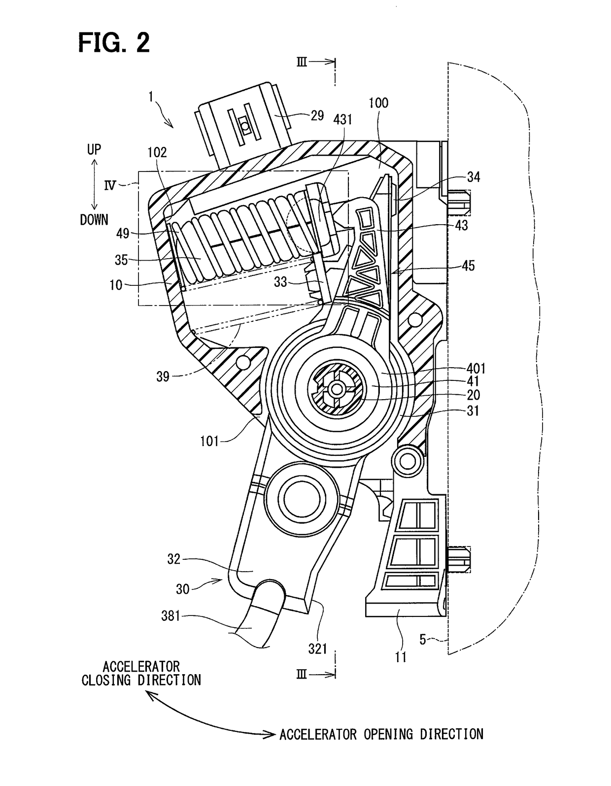 Spring damper and accelerator device using the spring damper