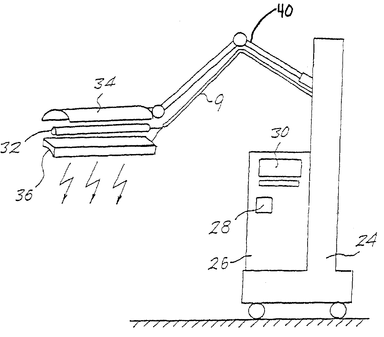 Apparatus with ultra violet spectrum lamp, for the treatment of psoriasis