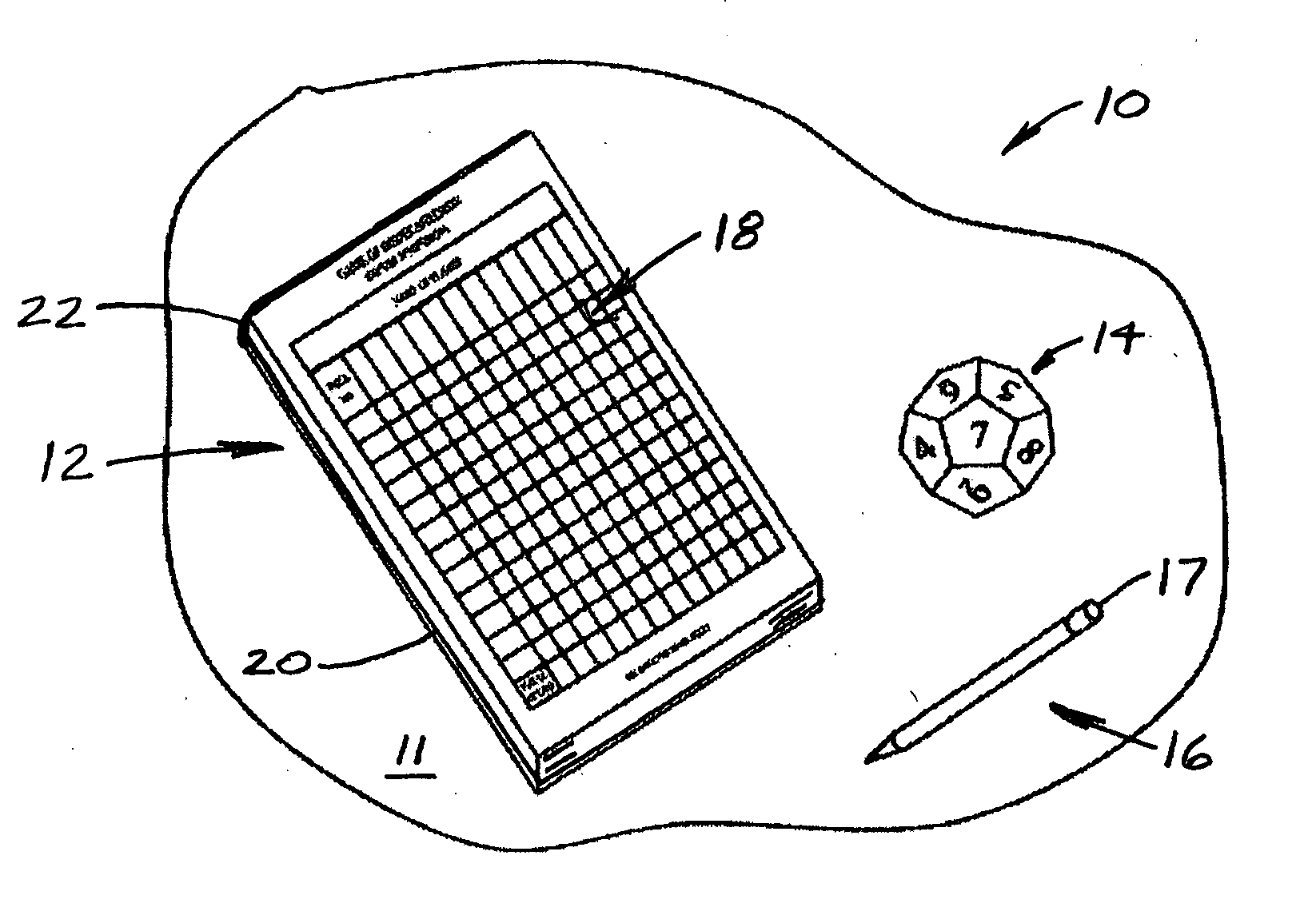 Game device and method of playing a game