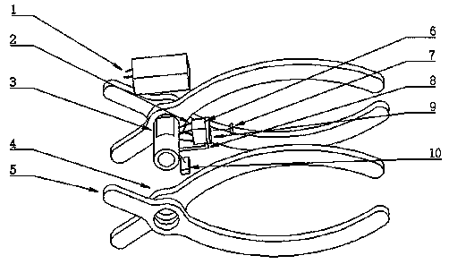 PVC pipe aging detecting device