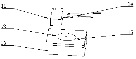 PVC pipe aging detecting device