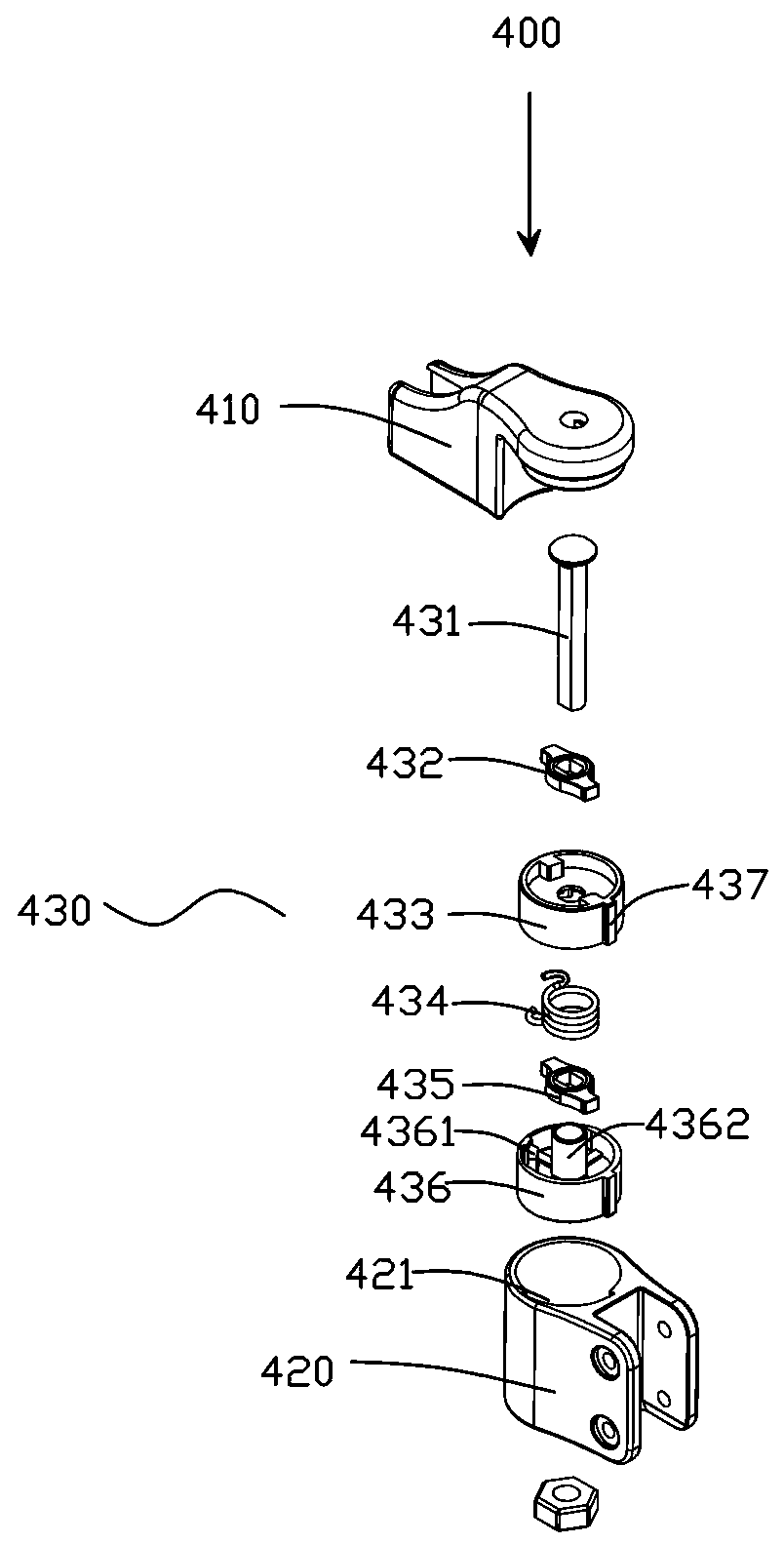 Door-closing safety door bar