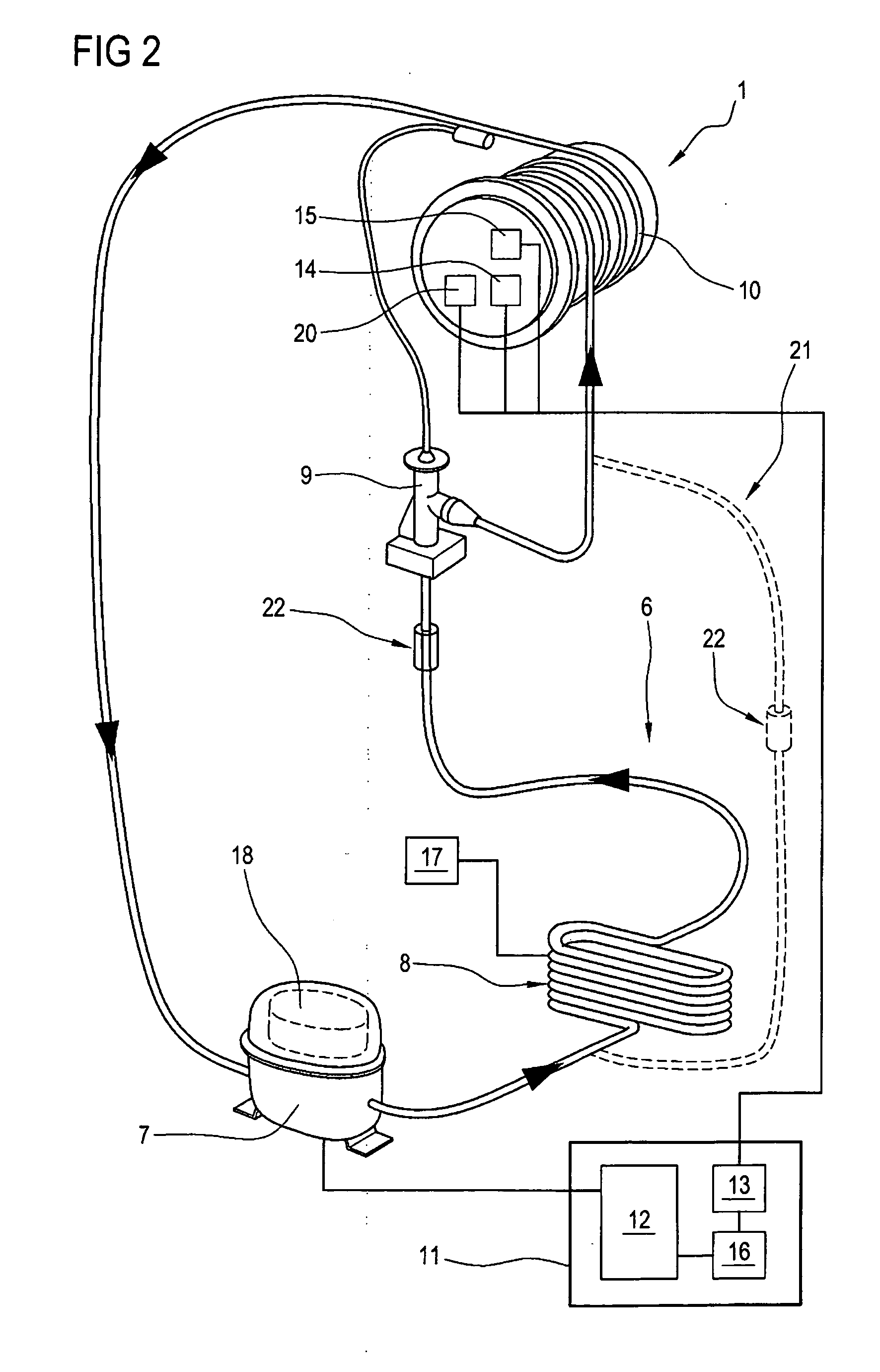 Machine and method for the treatment of liquid or semi-liquid food mixtures