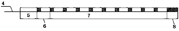 Excavation support construction method for high slope of oblique stratum