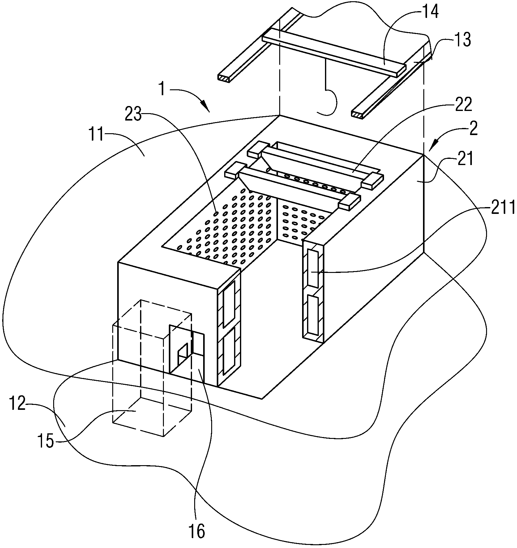 Large-scale three-dimensional comprehensive simulation test bench for geotechnical engineering