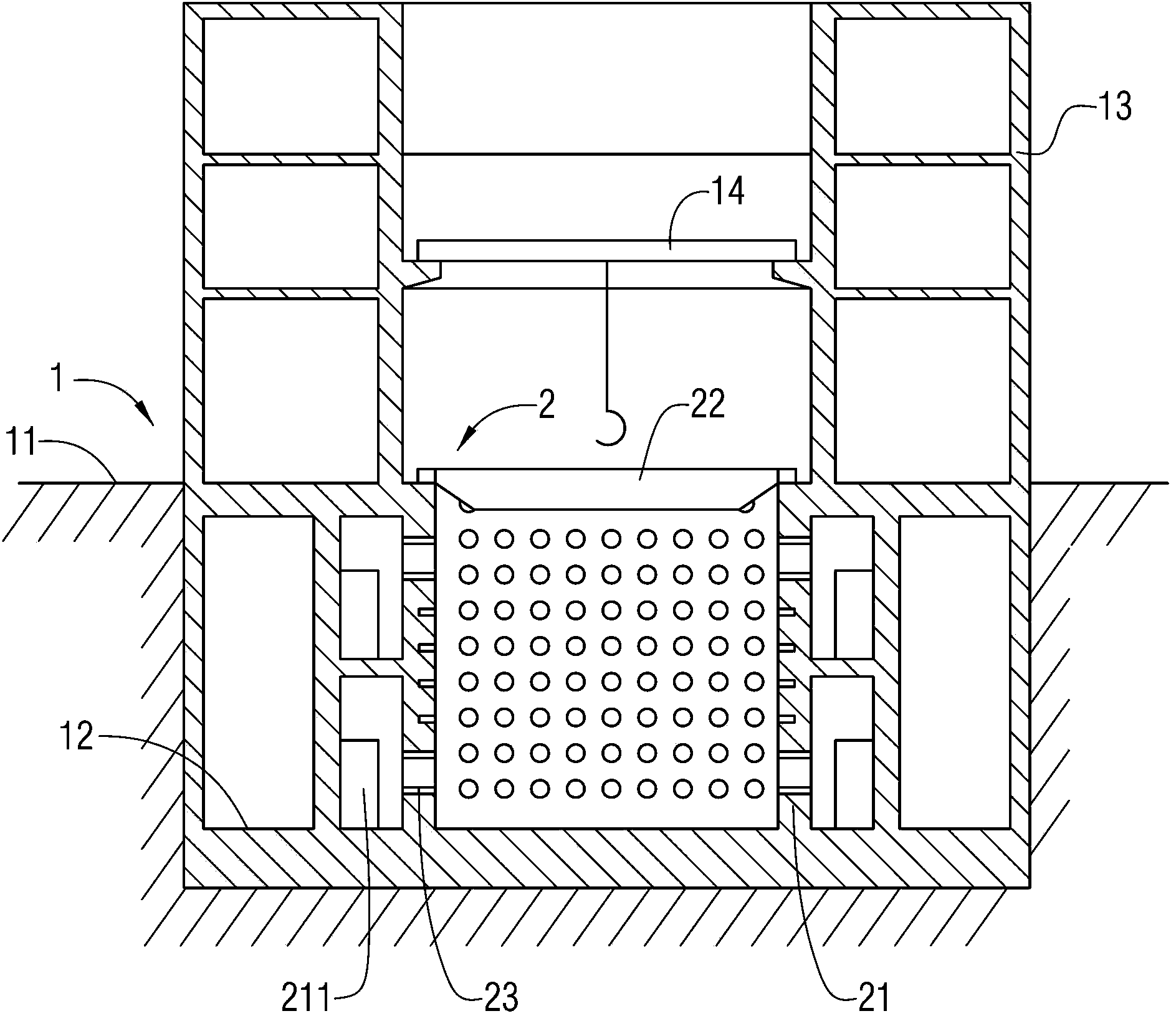 Large-scale three-dimensional comprehensive simulation test bench for geotechnical engineering