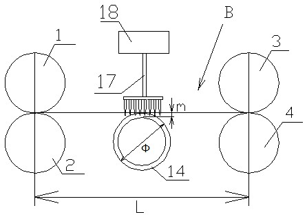 Device for improving single thread strength by high-frequency needling method