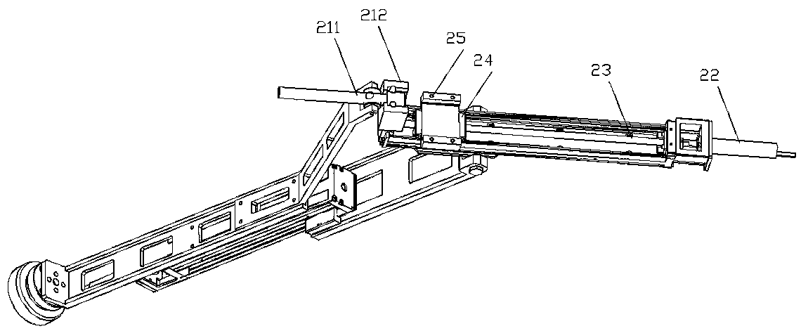 A surgical instrument positioning component used in laparoscopic surgery