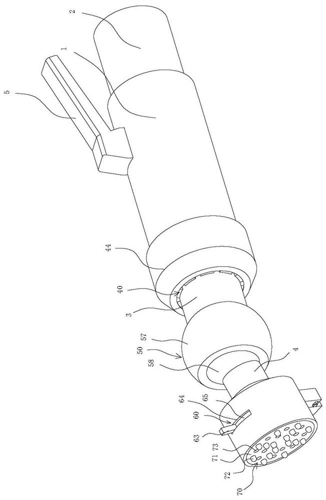 Indoor cleaning device for new energy automobile