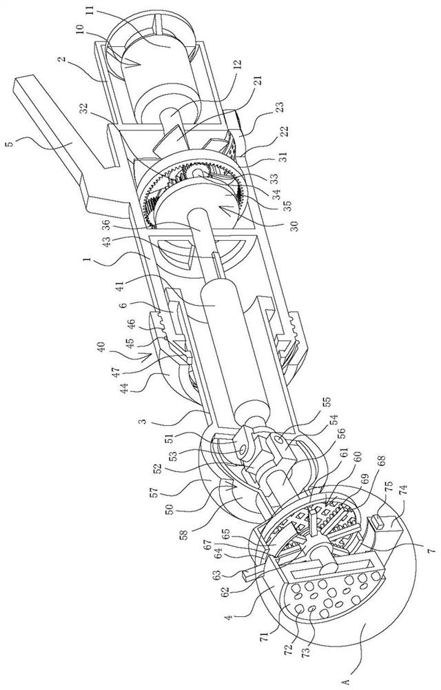 Indoor cleaning device for new energy automobile