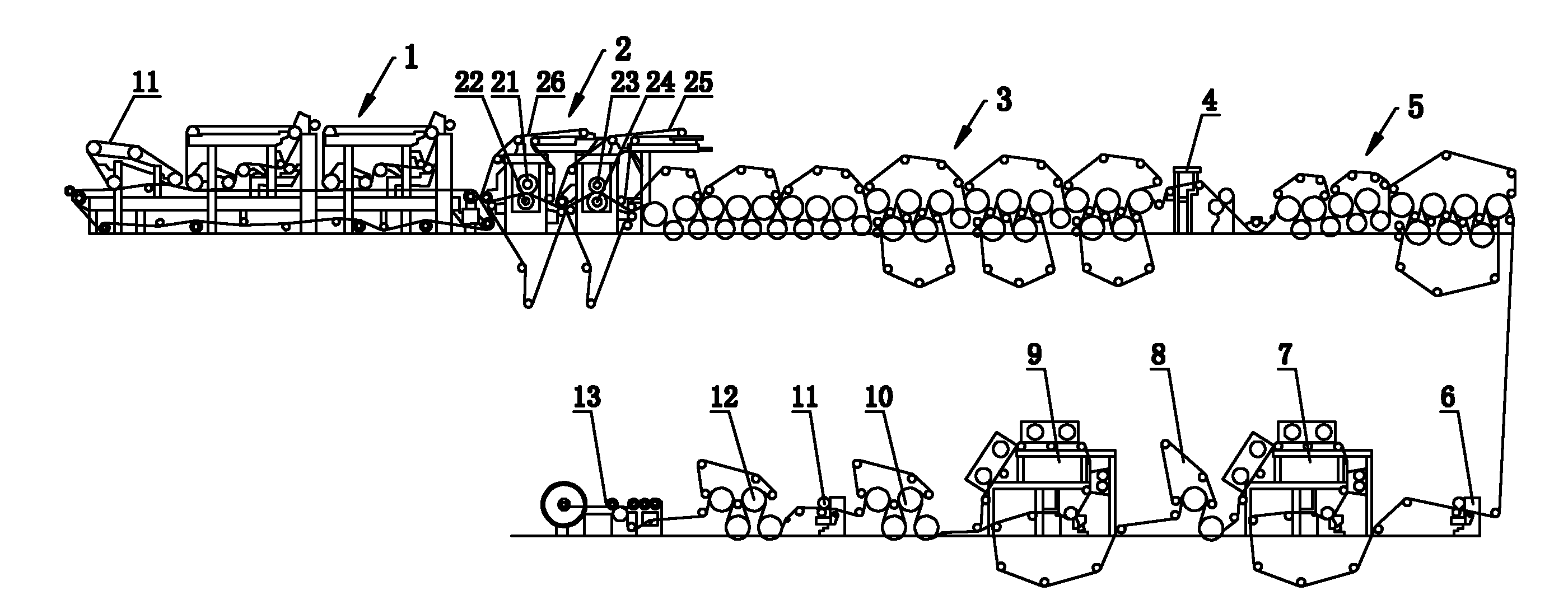 Light-coated kraft production equipment and method