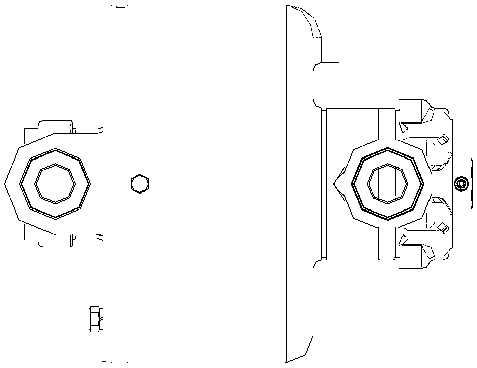 A brake cylinder with force amplification function