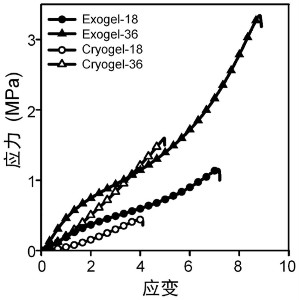 Composition for polymer gel, gel prepared from composition and application of gel