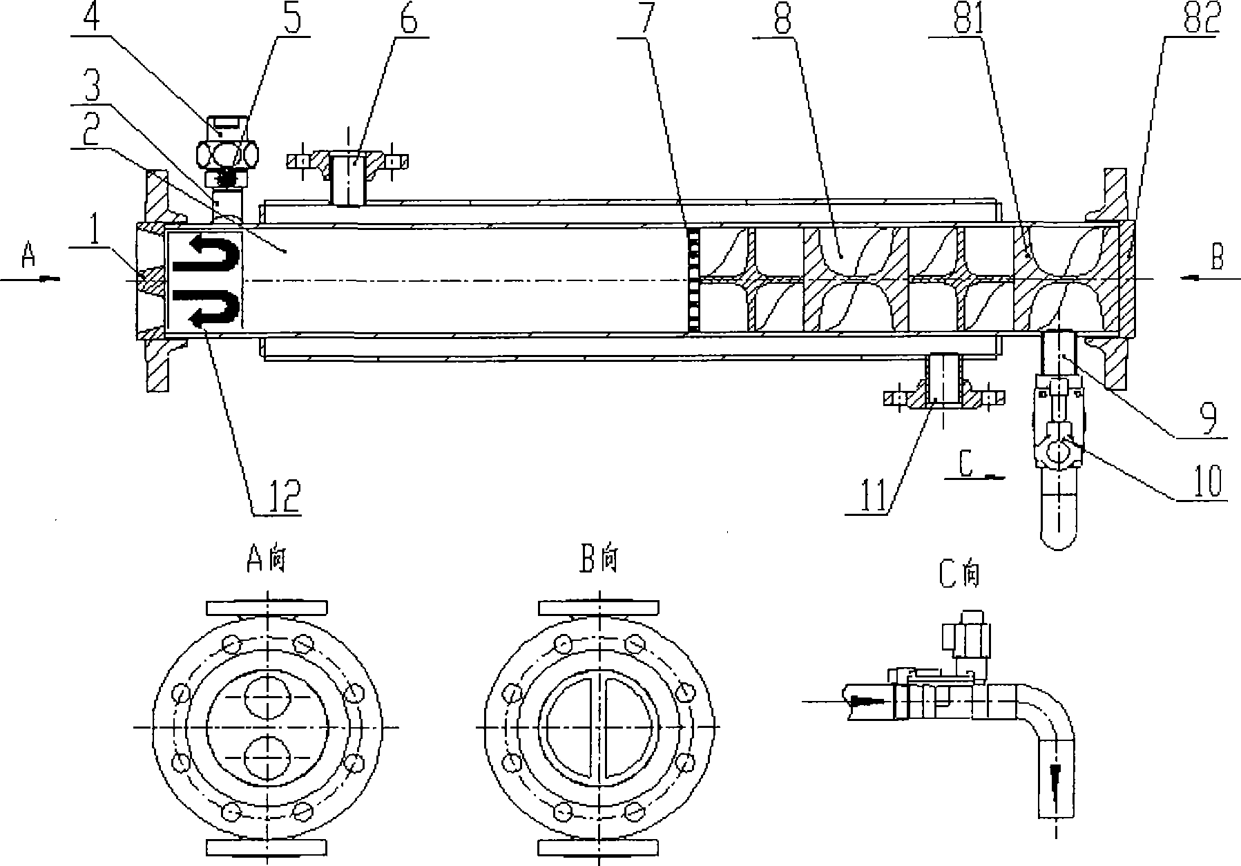 High-uniformity foam asphalt generating device