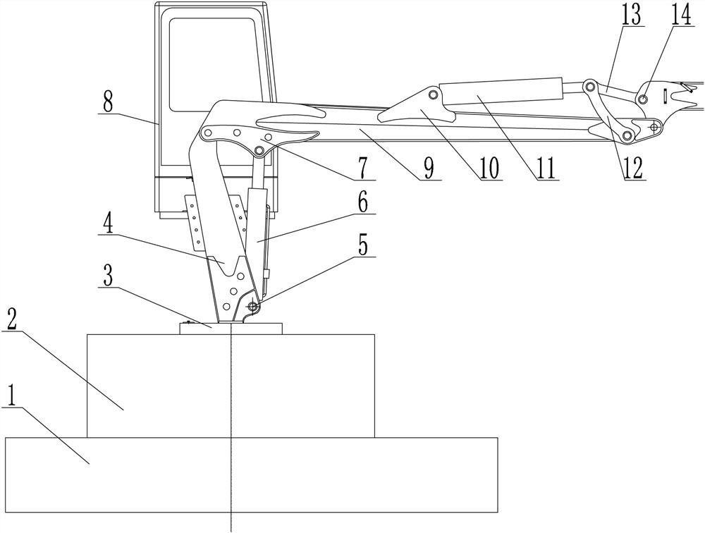 Movable branch shearing machine